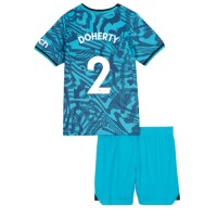 Tottenham Hotspur Matt Doherty #2 Tredje sæt Børn 2022-23 Kortærmet (+ Korte bukser)